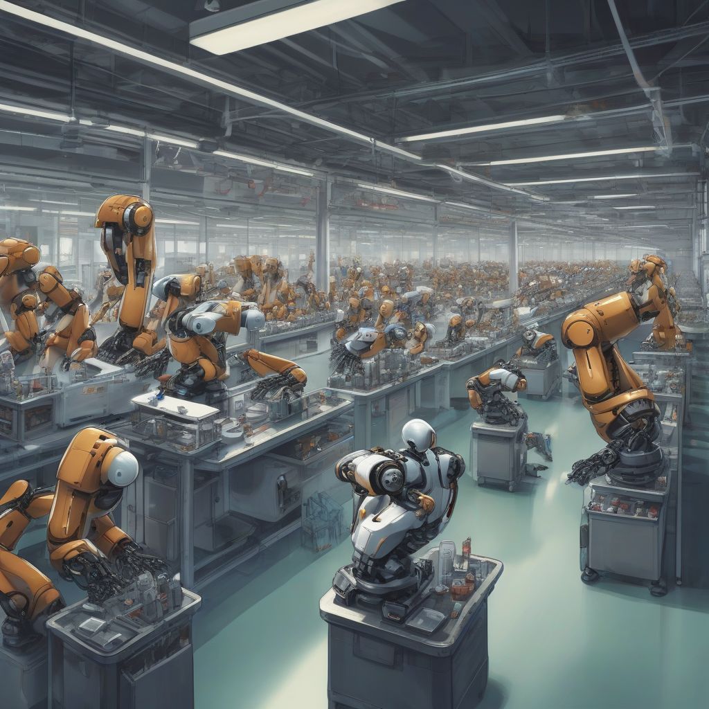 AI-powered factory robots