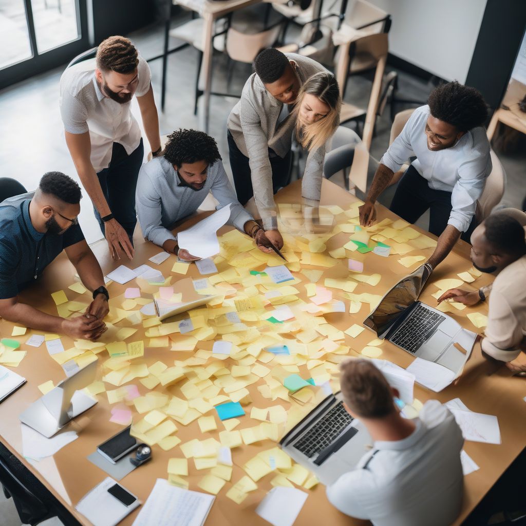 Startup Team Brainstorming