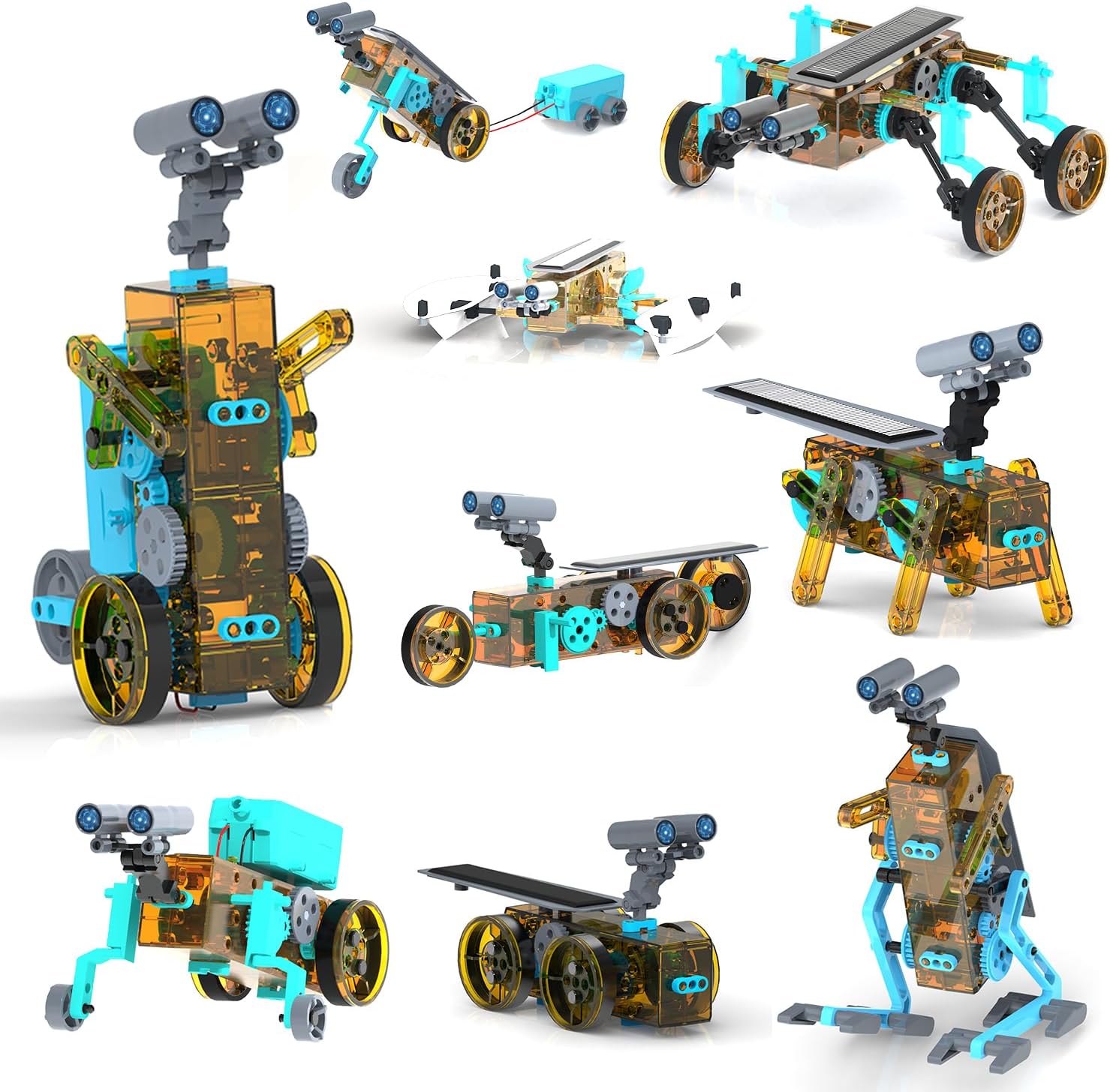 STEM 25-in-1 Education Solar Power STEM Toys for Boys Age 8-12, Science Kits Robots Toys for Ages 8-13, Building Toys Robotics Experiment Set Birthday Gifts for Kids 8 9 10 11 12 13 Years Old
