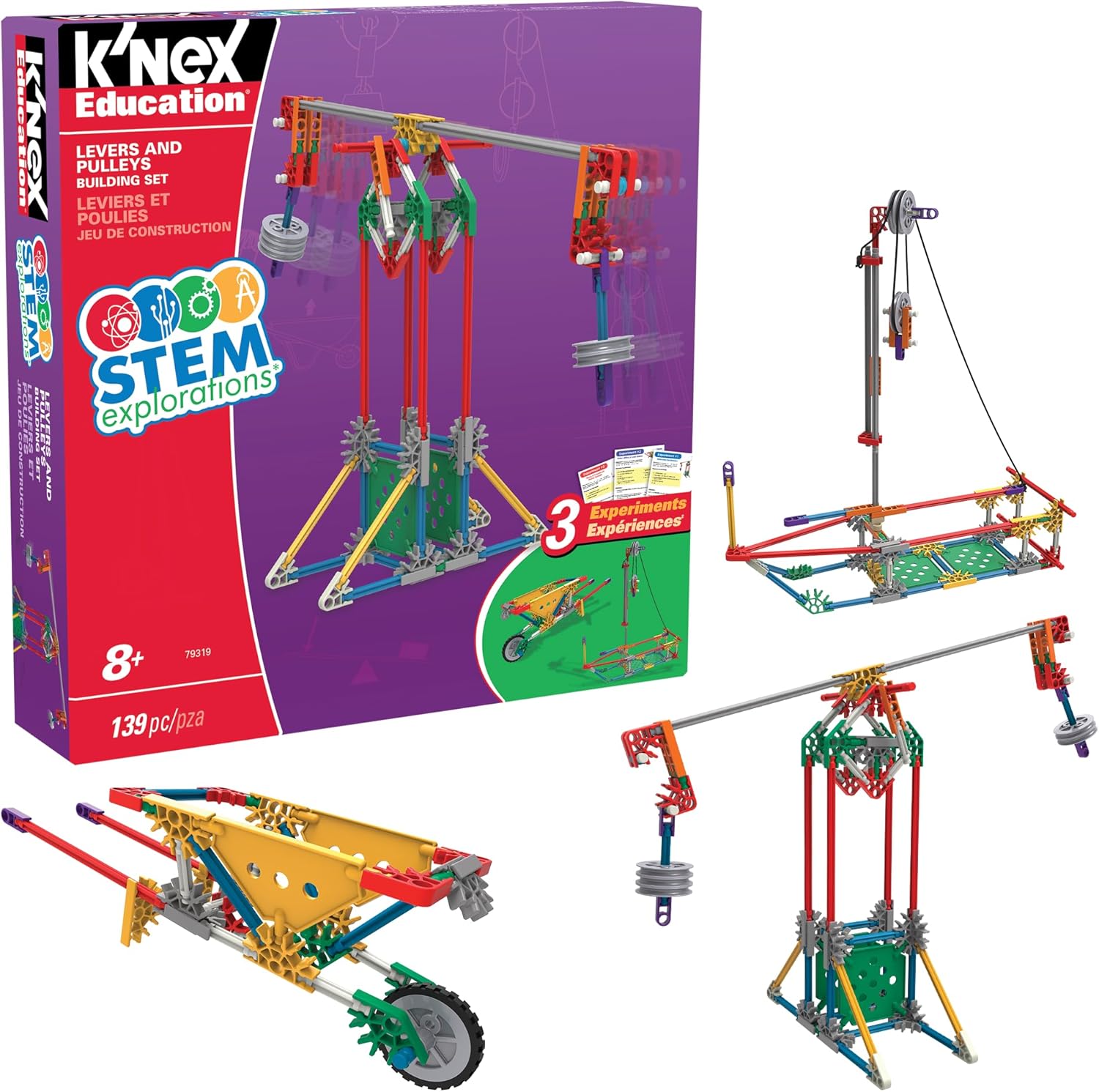 K\'NEX Education - STEM Explorations: Levers & Pulleys Building Kit ‚ Kid Construction Play‚ Ages 8+
