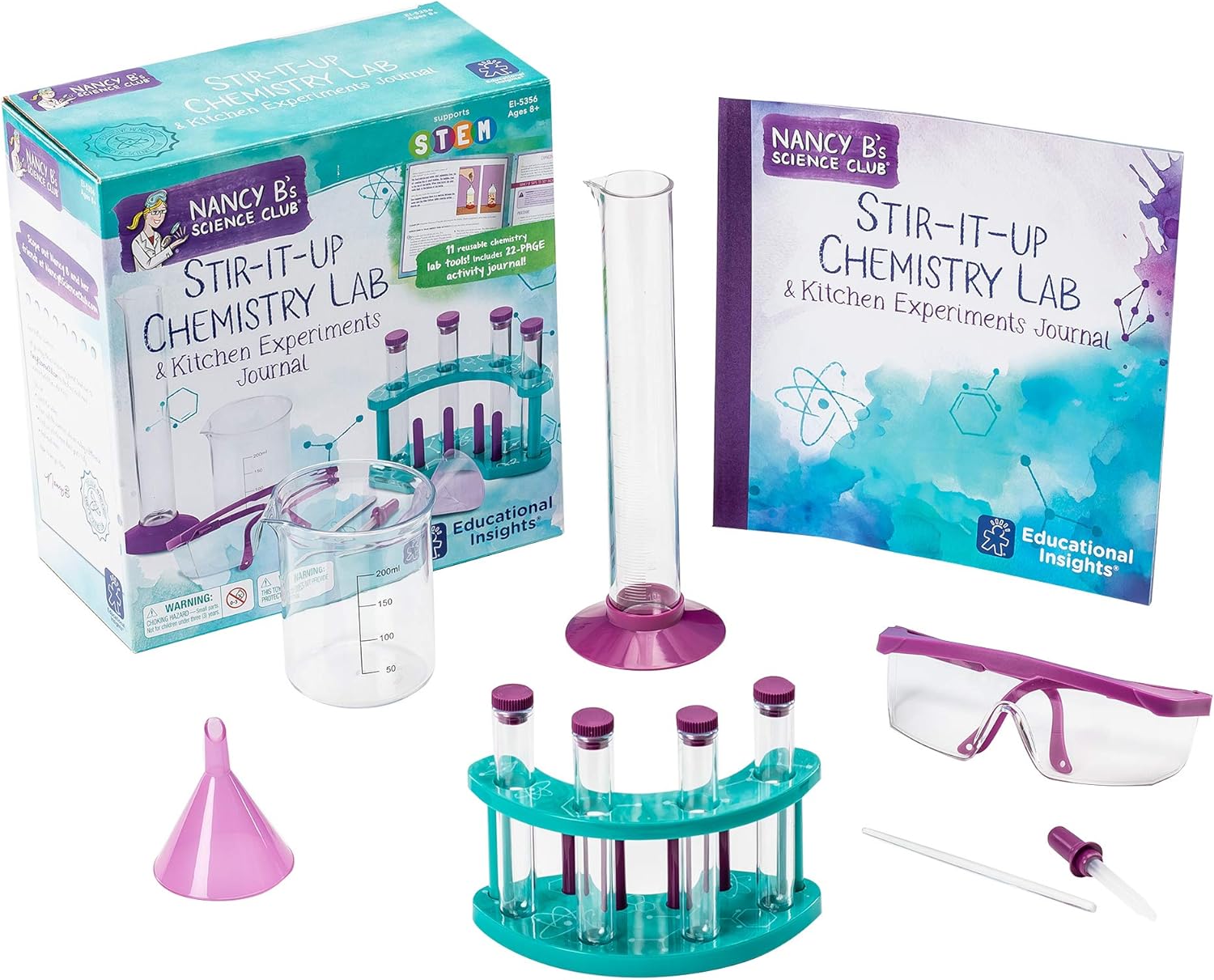 Educational Insights Nancy B\'s Science Club Stir-It-Up Chemistry Lab & Kitchen Experiments Journal