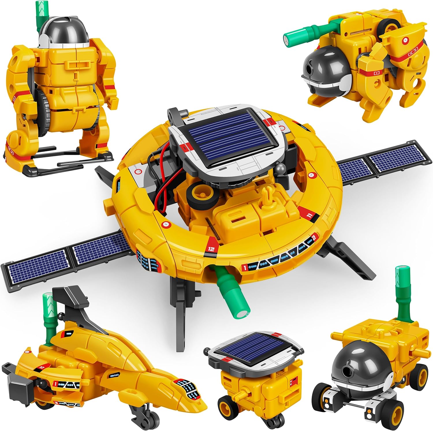 STEM 6-in-1 Education Solar Power Robots Toys for Boys,Science Kit for Kids Age 8-12, Education Toys, Great Gift for Boys and Girls for 8 9 10 11 12 Years Old